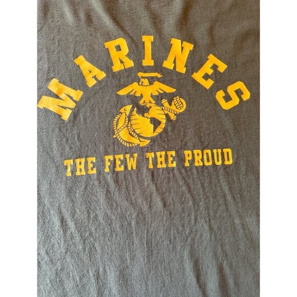 Marines The Few The Proud Green Logo T Shirt Size X Large - Picture 2 of 5